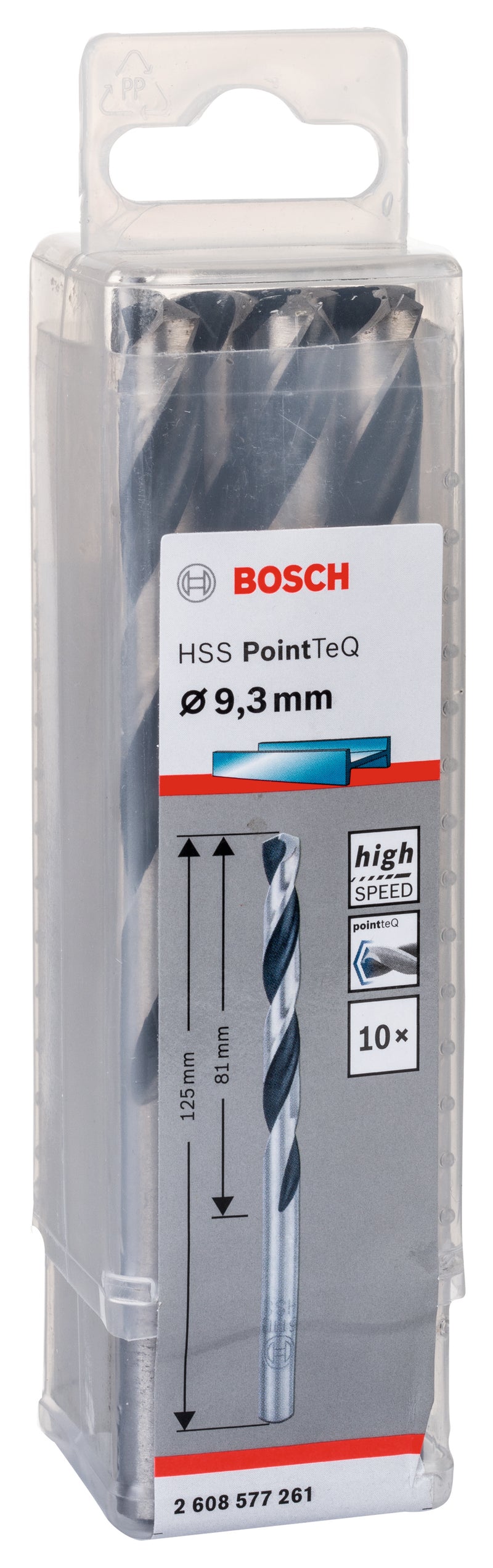 Bosch Twist Drill PointTeQ 9.3mm