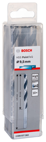 Bosch Twist Drill PointTeQ 9.5mm
