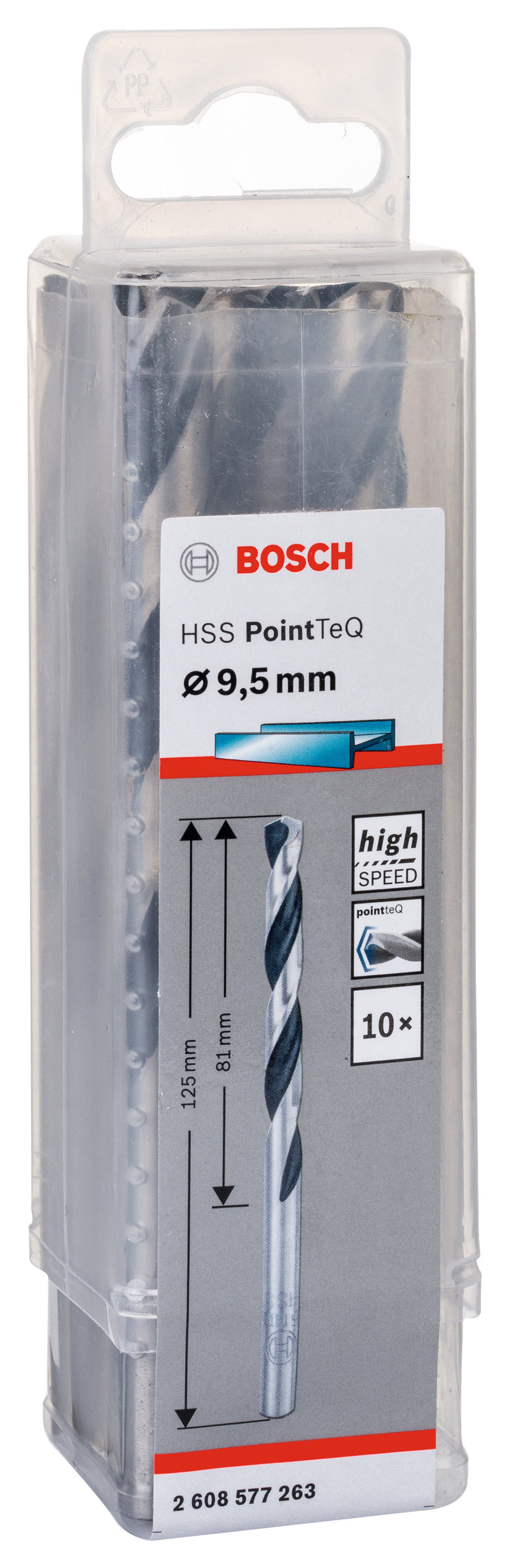 Bosch Twist Drill PointTeQ 9.5mm
