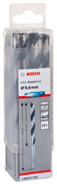 Bosch twist Drill PointTeQ 9.6mm