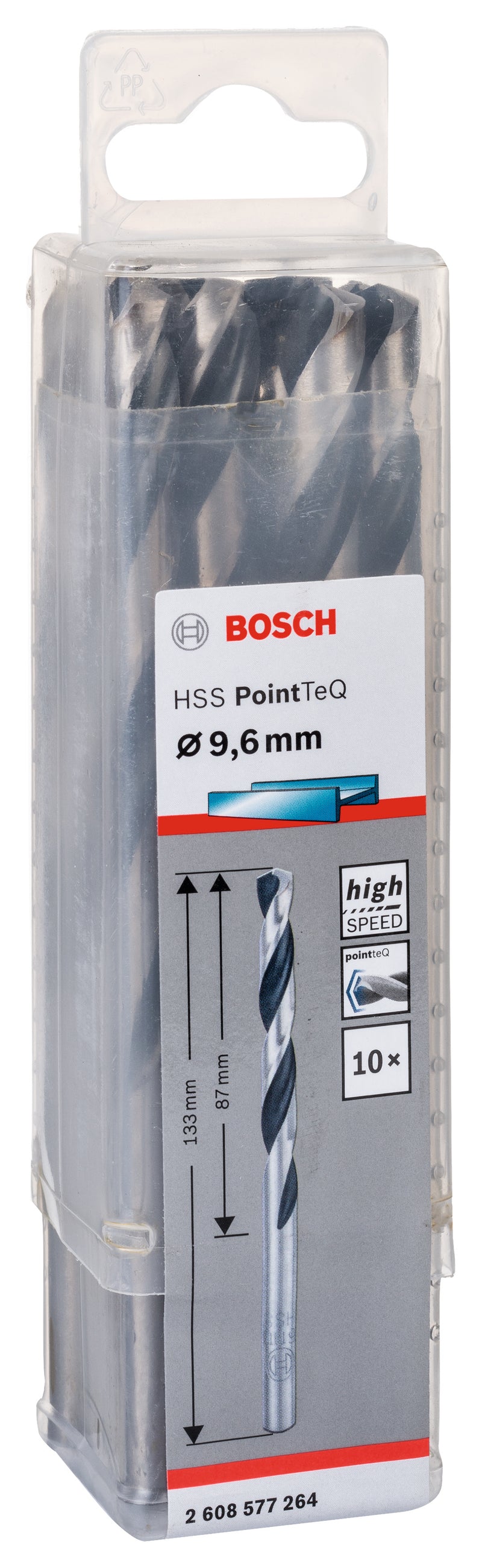 Bosch twist Drill PointTeQ 9.6mm