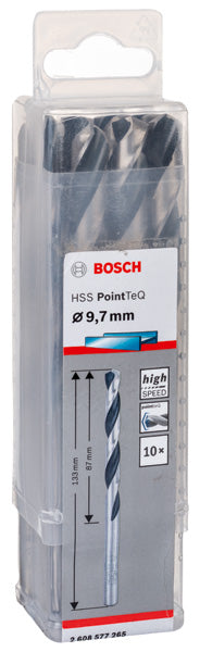 Bosch Twist Drill PointTeQ 9.7mm