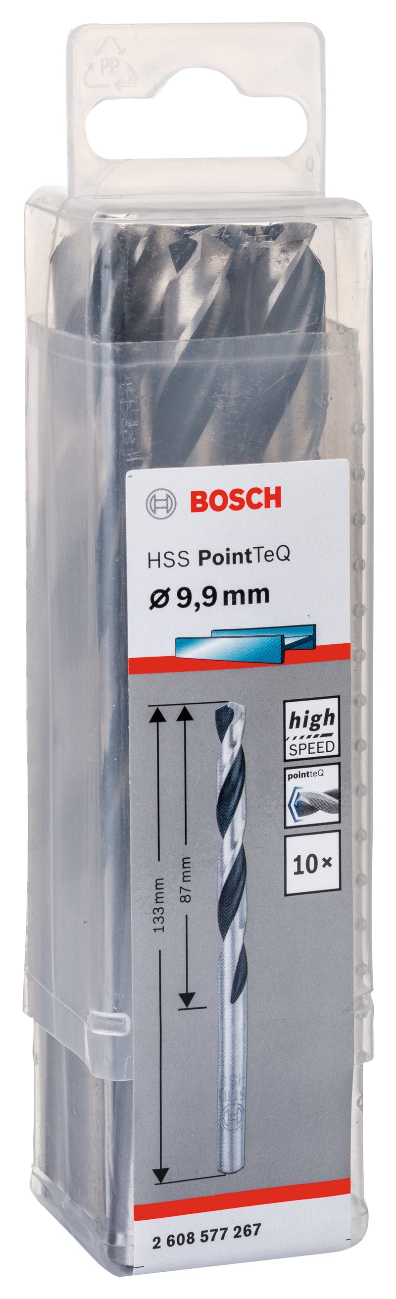 Bosch Twist Drill PointTeQ 9.9mm