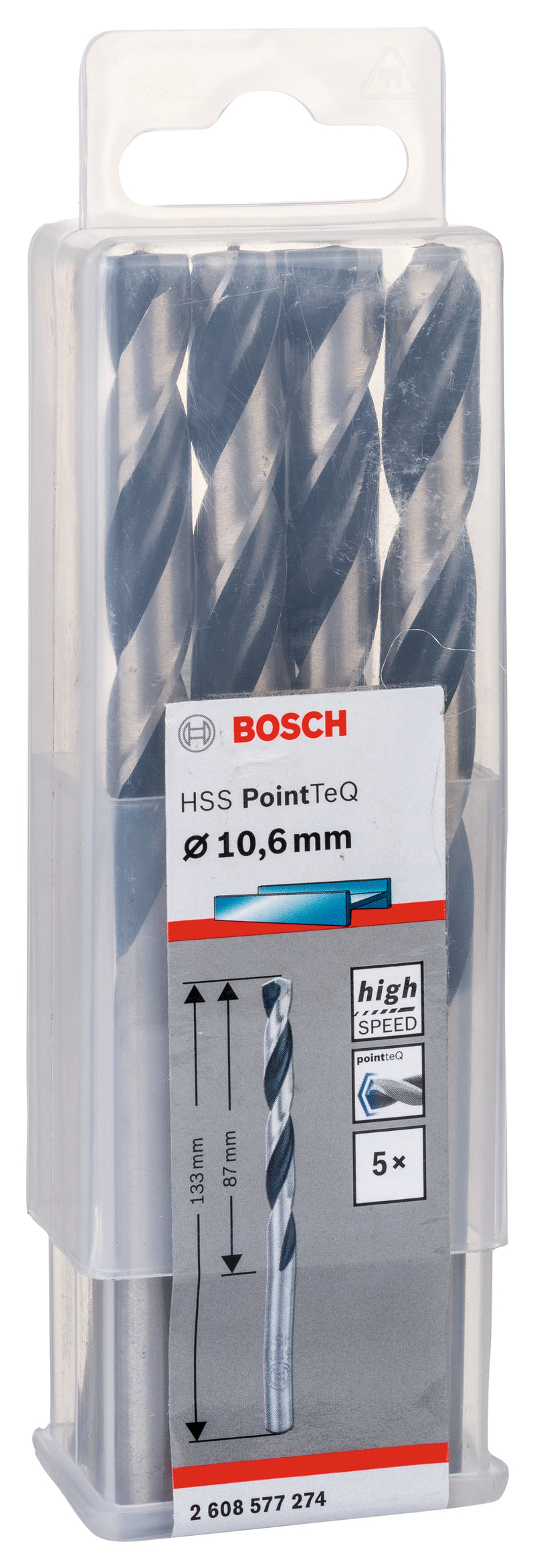 Berbequim helicoidal Bosch PointTeQ 10,6 mm