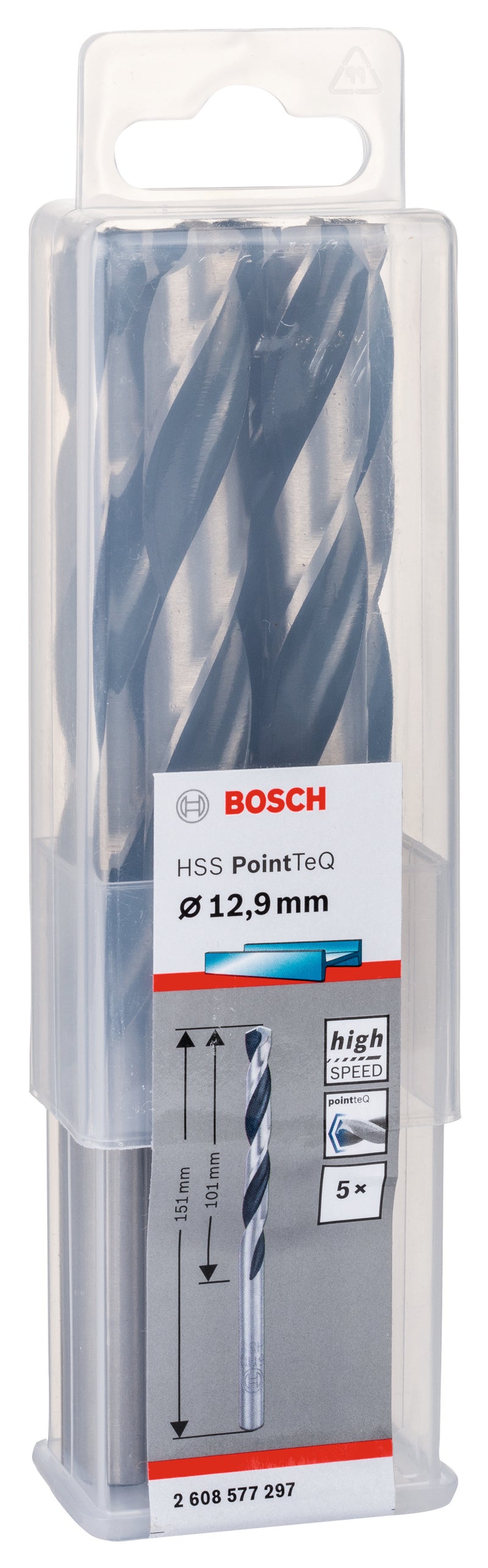 Bosch PointTeQ HSS Twist Drill 12.9 mm