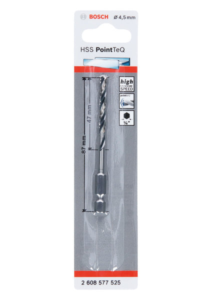 Broca hexagonal para metal Bosch 4,5X87MM