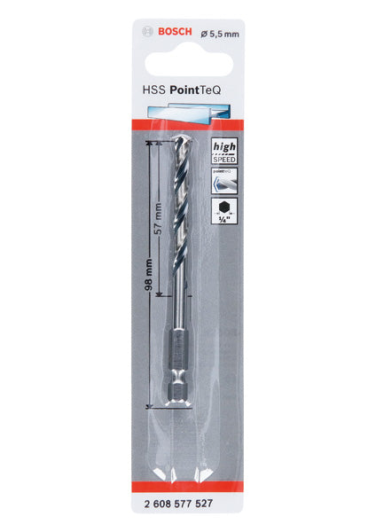 Bosch Hexagonal metal drill bit 5.5X98MM