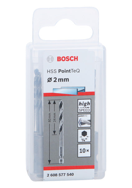 Broca hexagonal para metal Bosch HSS PointTeQ H