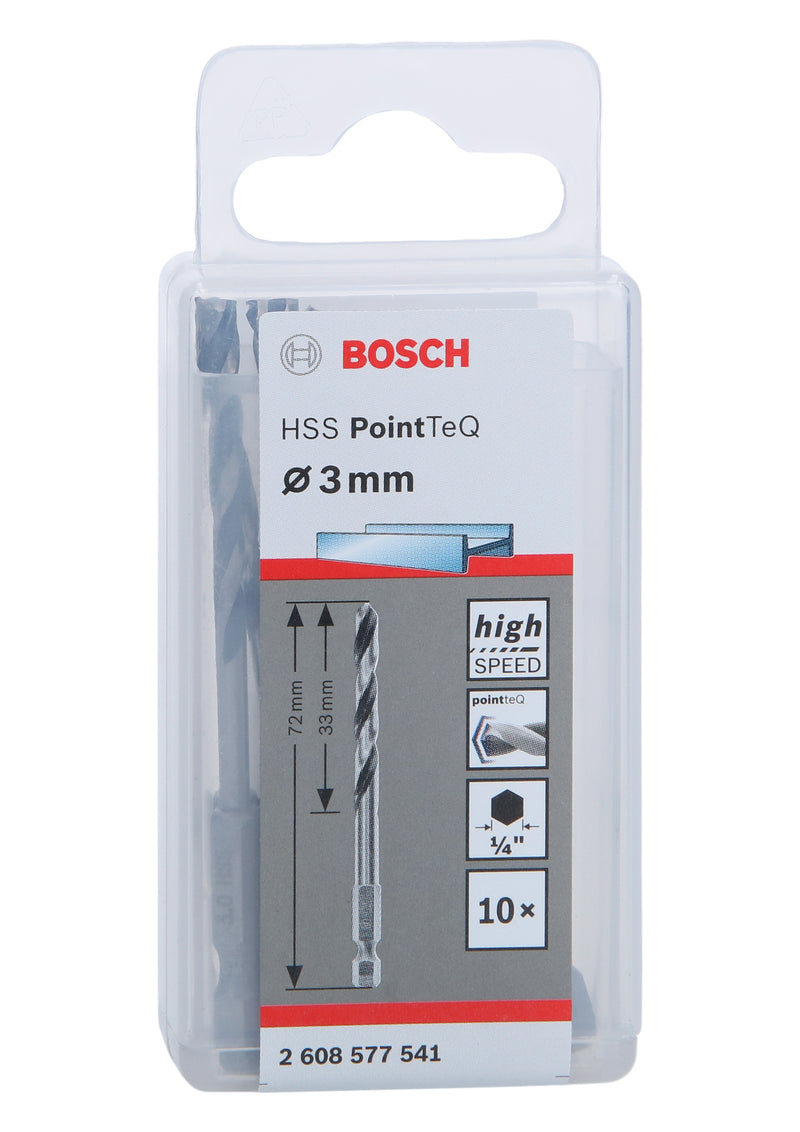 Broca hexagonal para metal Bosch HSS PointTeQ H