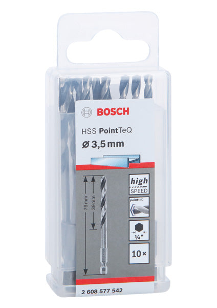 Broca hexagonal para metal Bosch HSS PointTeQ H