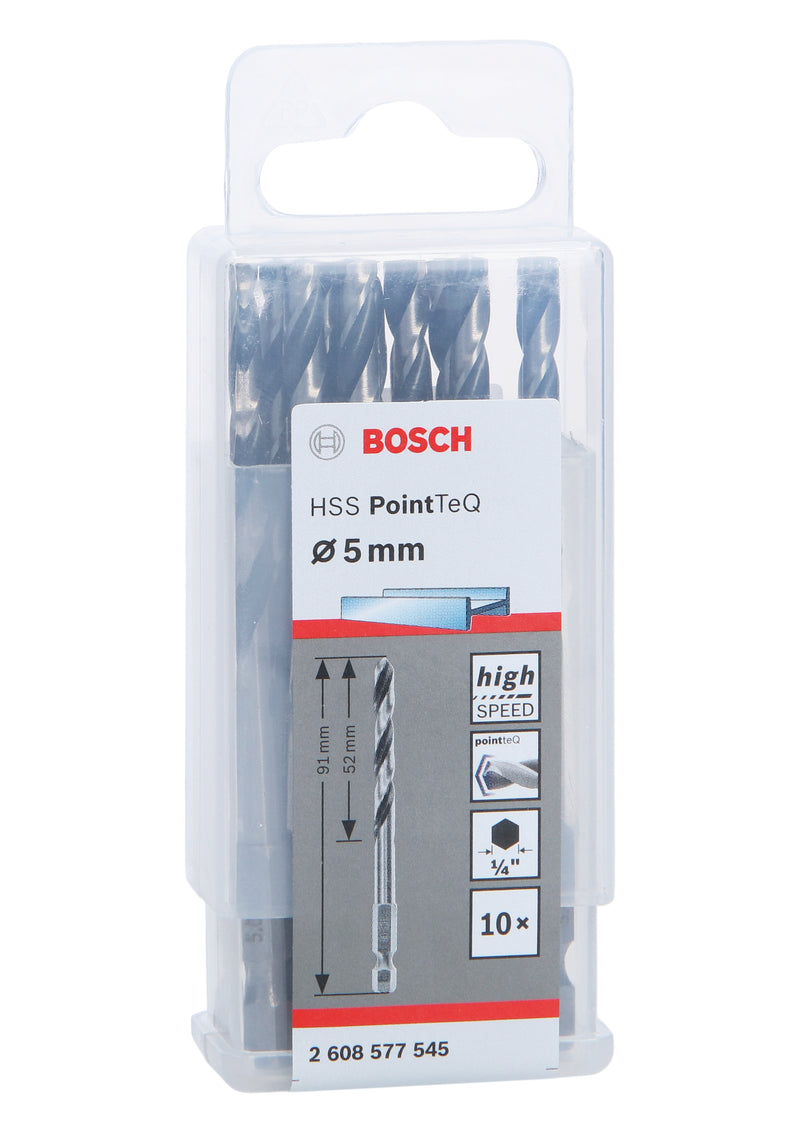 Broca hexagonal para metal Bosch HSS PointTeQ H