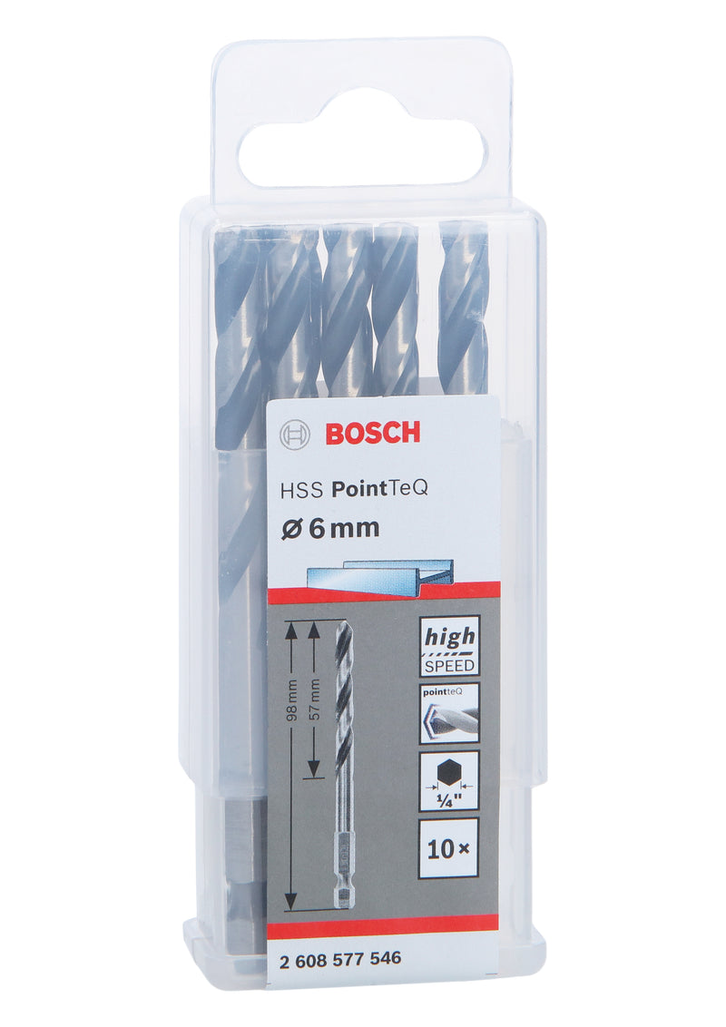 Broca hexagonal para metal Bosch HSS PointTeQ H