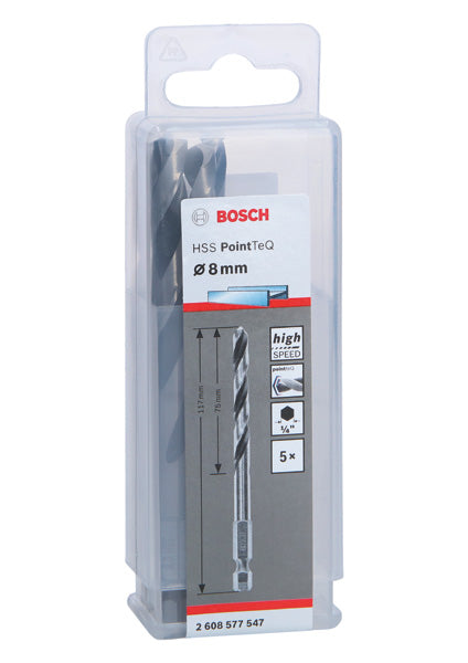 Broca hexagonal para metal Bosch HSS PointTeQ H