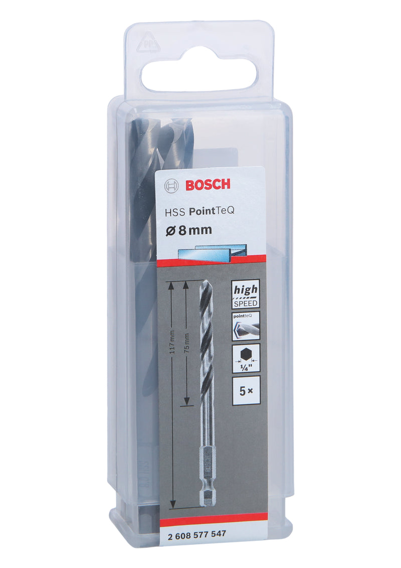 Broca hexagonal para metal Bosch HSS PointTeQ H