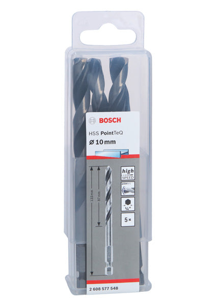 Bosch Hexagonal metal drill bit HSS PointTeQ H