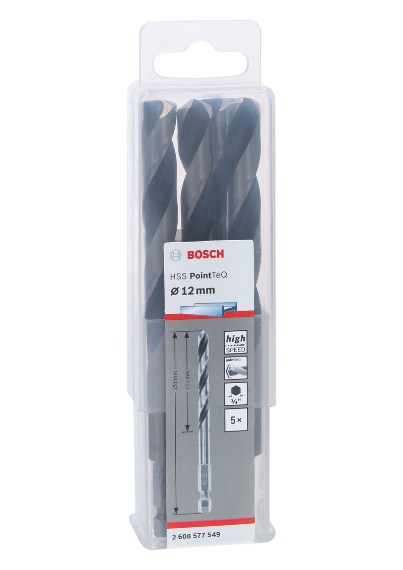 Bosch Hexagonal metal drill bit HSS PointTeQ H