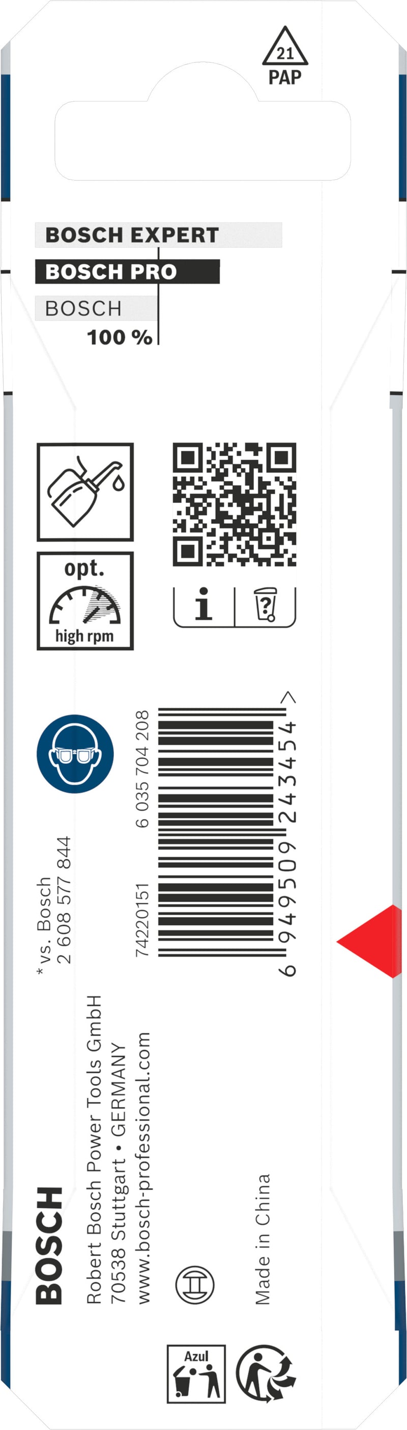 Bosch Accessories Drill (PRO Metal HSS-G Metal Drill, 3 x 33 x 61 mm)