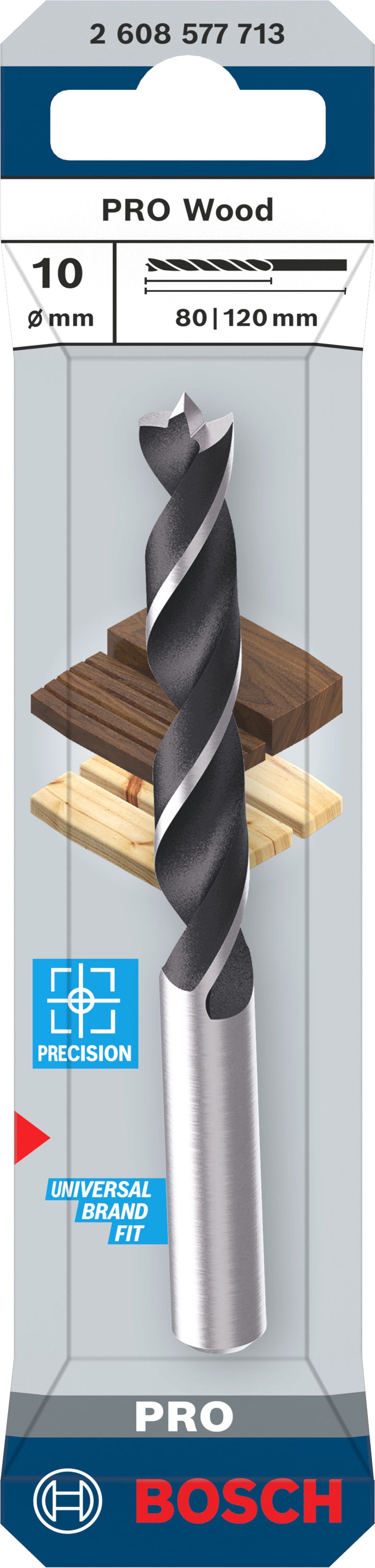 Accesorios Bosch Broca (Broca para madera PRO, 10 x 80 x 120 mm)