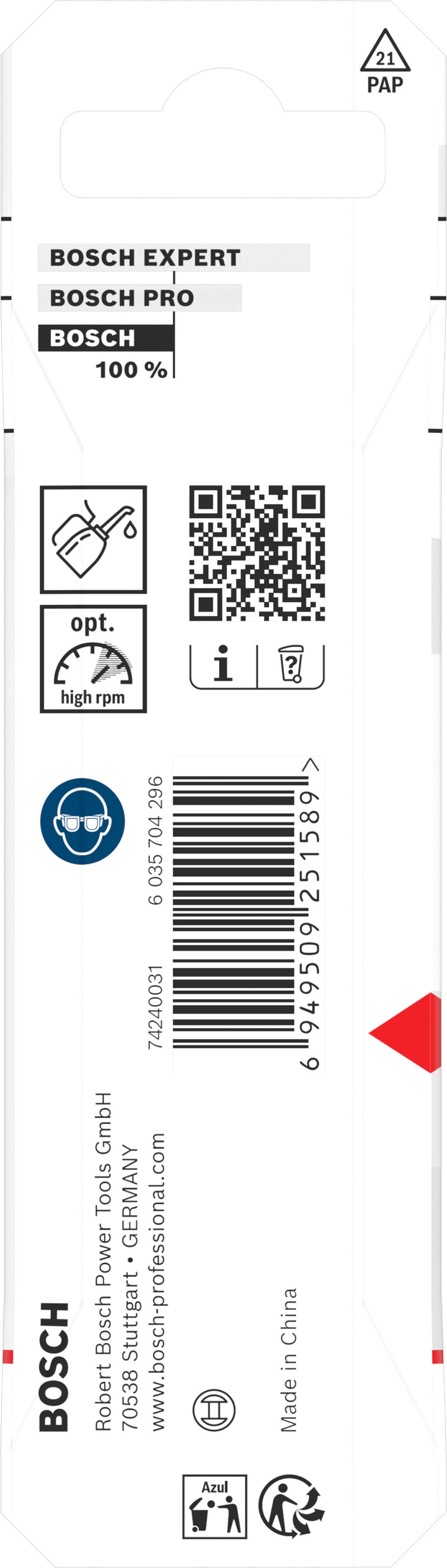 Accesorios Bosch Taladro (broca para metal HSS, 3,2 x 36 x 65 mm, vástago CYL, 2 uds.)