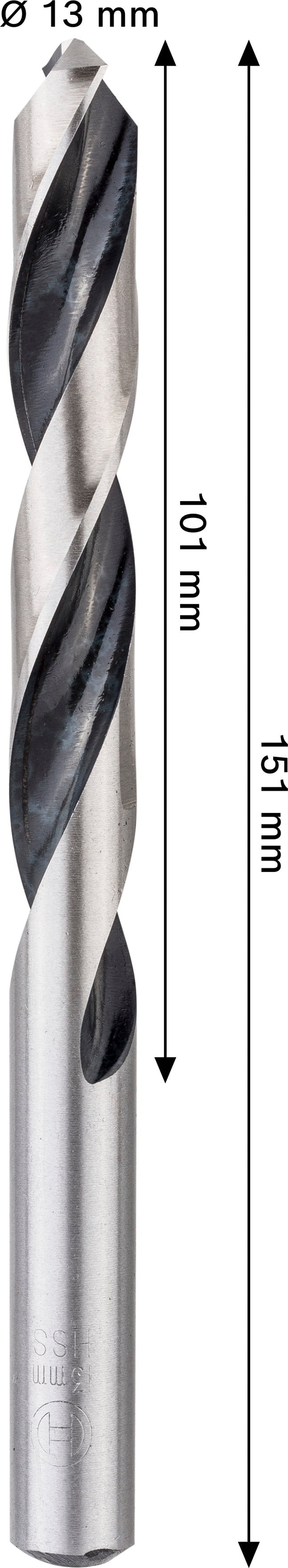 Broca Bosch Accessories (Broca para metal HSS Twist Drill Bit, 13 x 101 x 151 mm, encabadouro CYL)