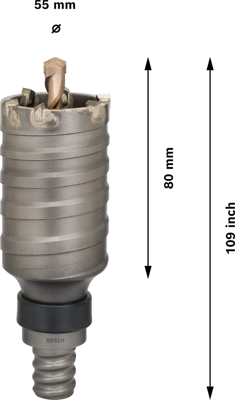 Bosch SDS-Max-9, CoreCutter, Ø55mm, two piece