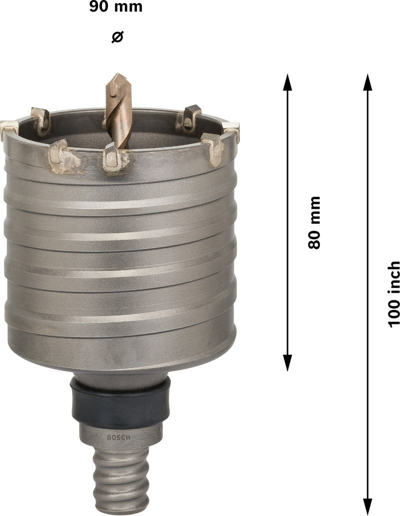 Bosch SDS-Max-9, CoreCutter, Ø90 mm, dos piezas