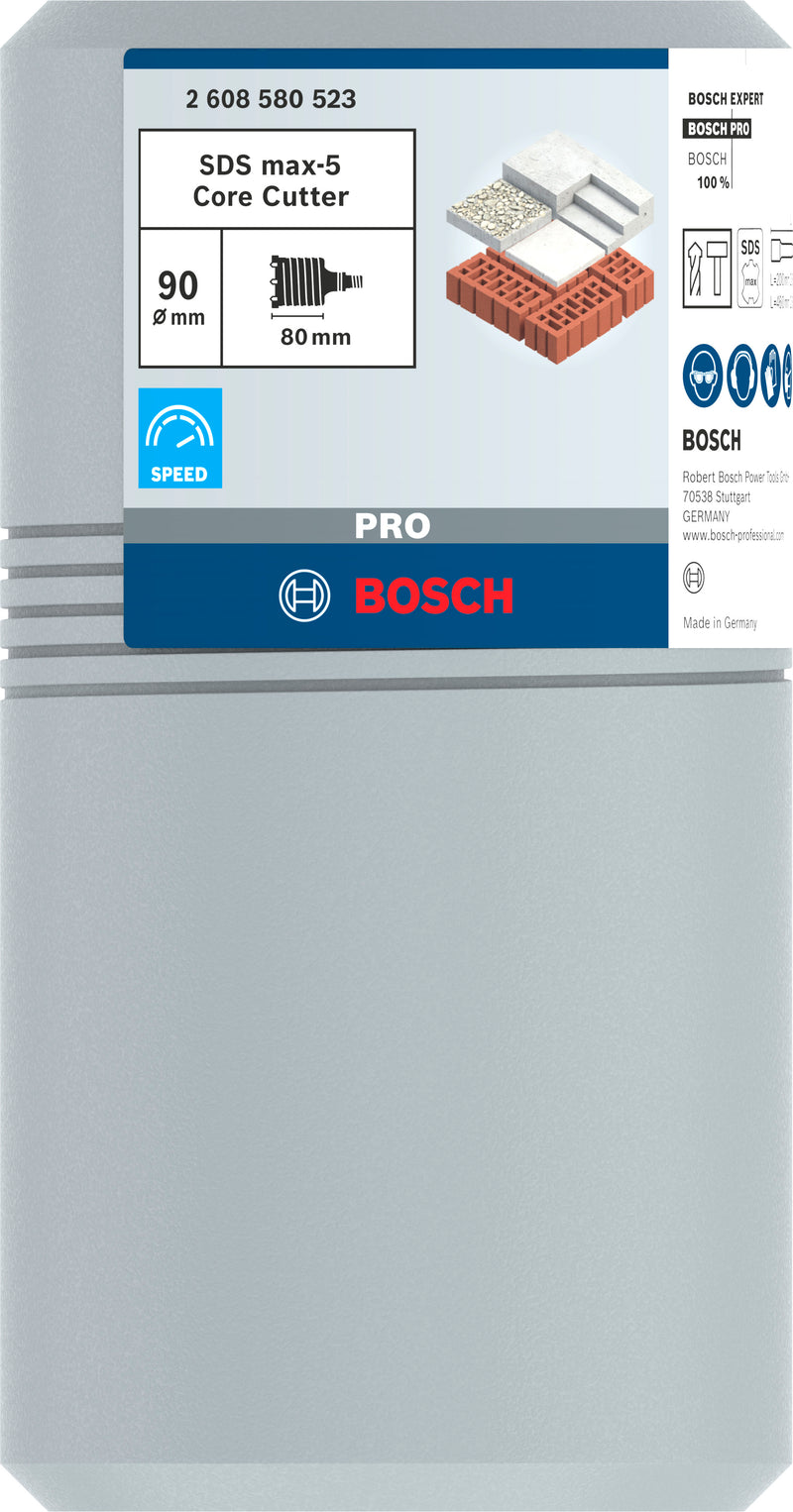 Bosch SDS-Max-9, CoreCutter, Ø90 mm, dos piezas