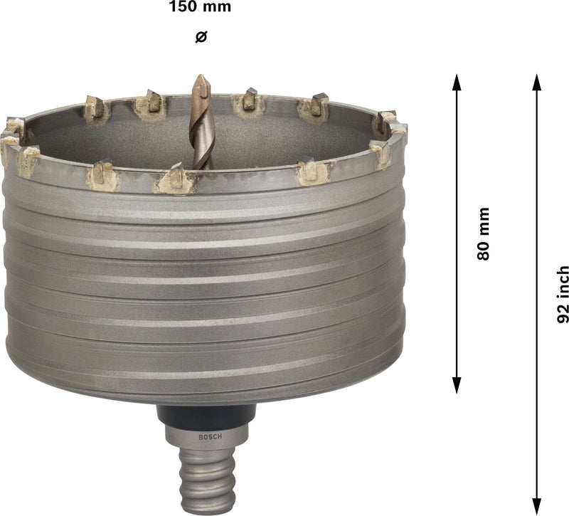 Bosch SDS-Max-9, CoreCutter, Ø150mm, duas peças