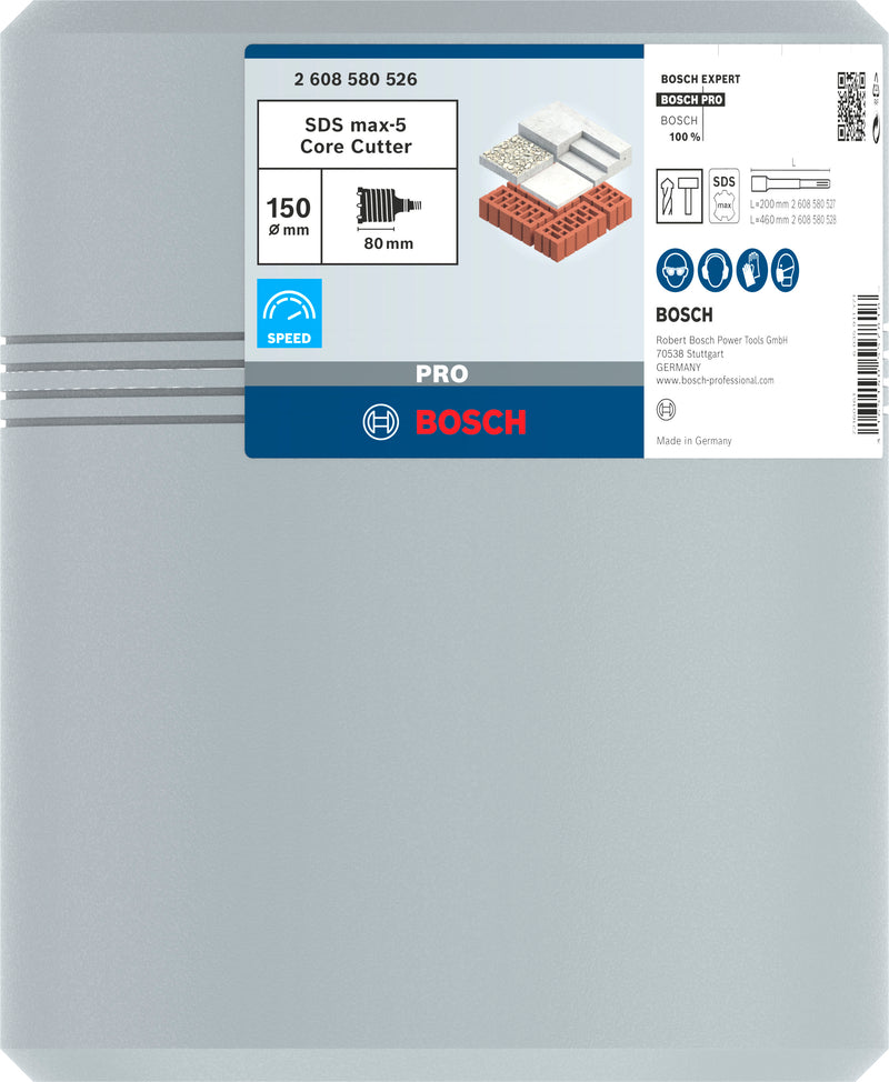 Bosch SDS-Max-9, CoreCutter, Ø150mm, duas peças