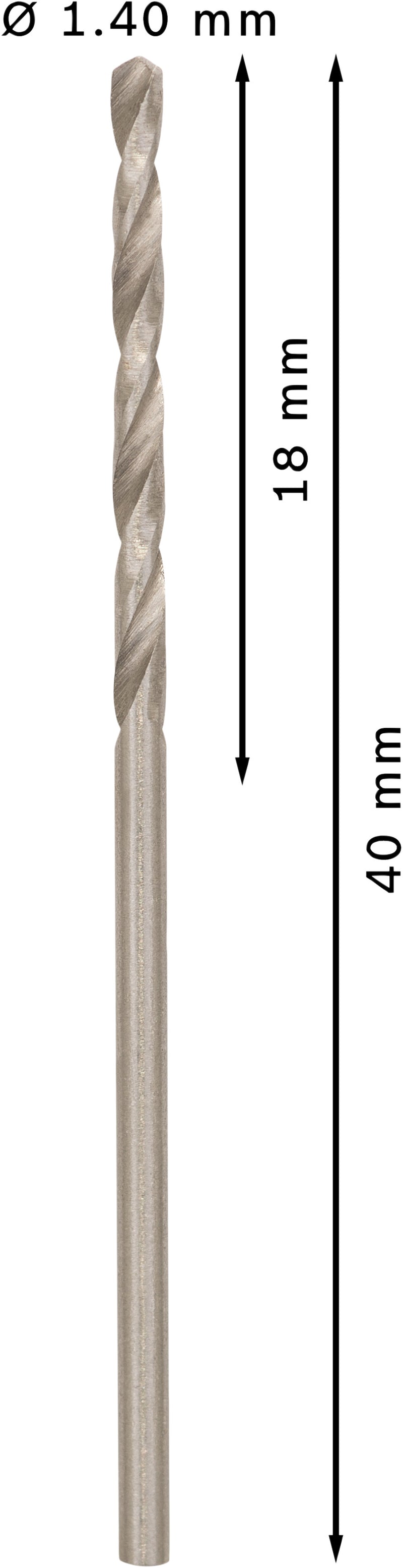 Berbequim helicoidal Bosch 1,4 mm HSS-G (embalagem de 10)