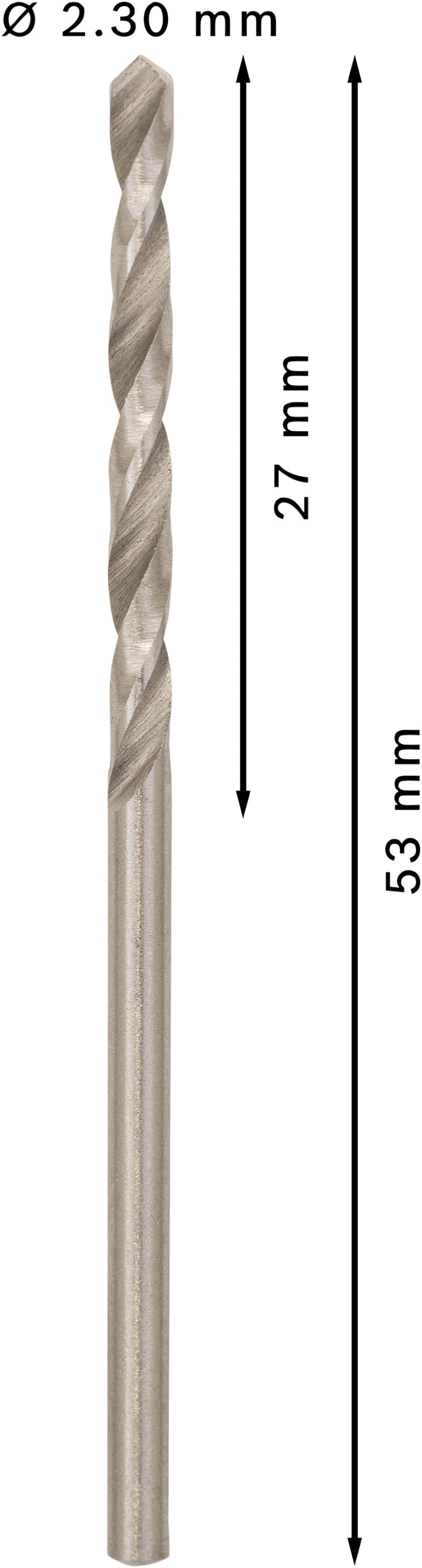 Bosch Twist Drill 2.3 mm HSS-G (10pack)