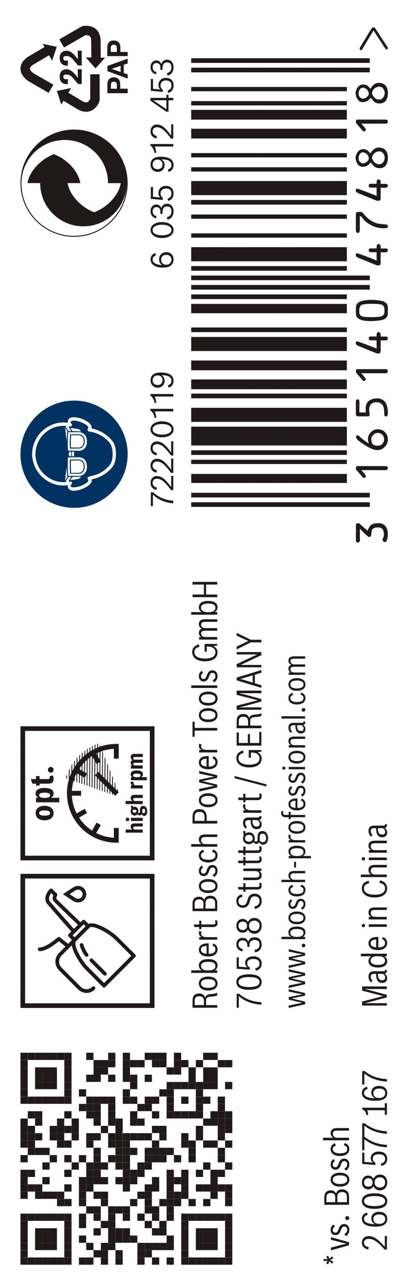 Bosch Twist Drill 2.3 mm HSS-G (10pack)