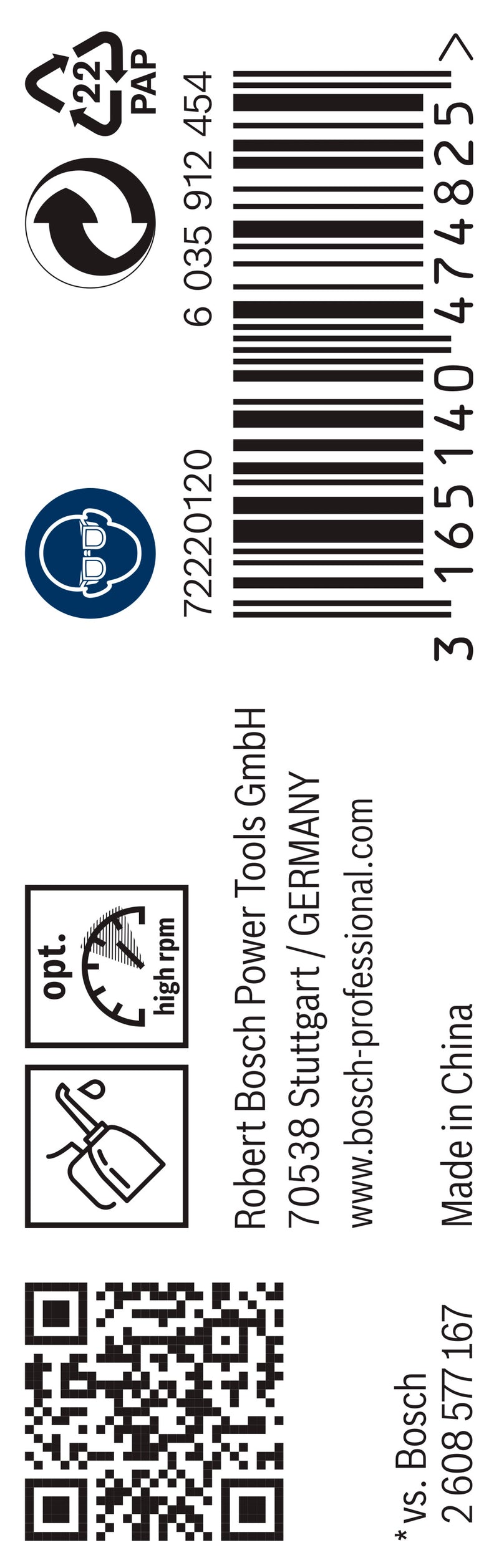 Bosch Twist Drill 2.4 mm HSS-G (10pack)