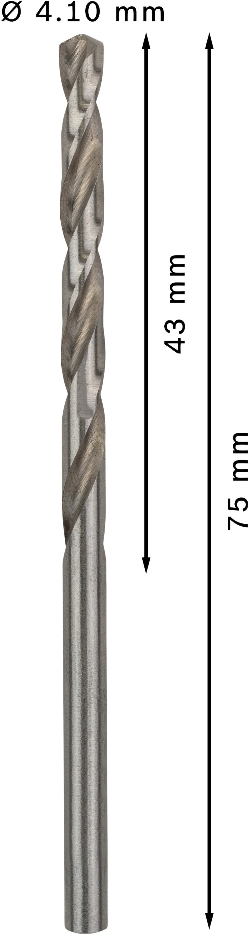 Bosch Twist Drill 4.1 mm HSS-G (10pack)