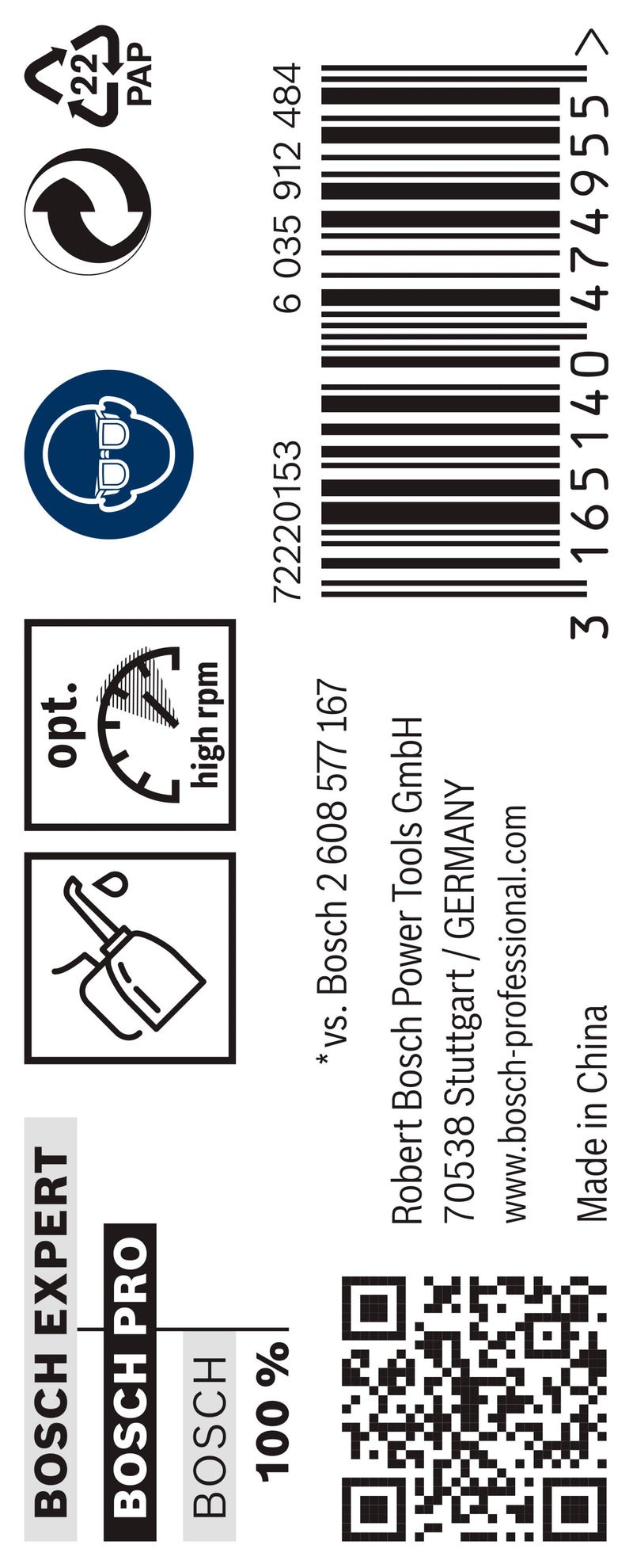 Bosch Twist Drill 4.9 mm HSS-G (10pack)