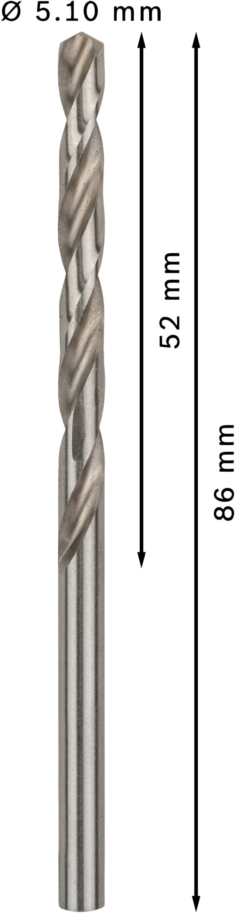 Bosch Twist Drill 5.1 mm HSS-G (10pack)