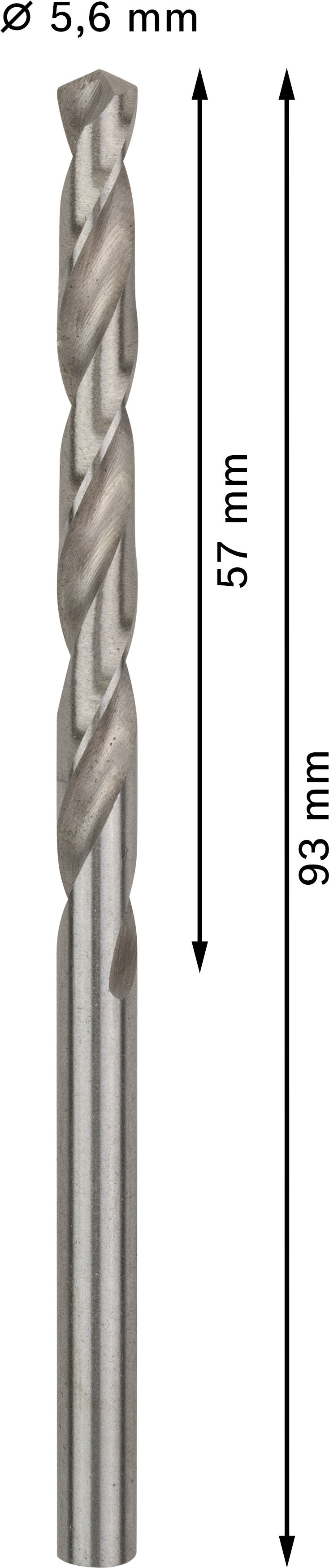 Bosch Twist Drill 5.6 mm HSS-G (10pack)