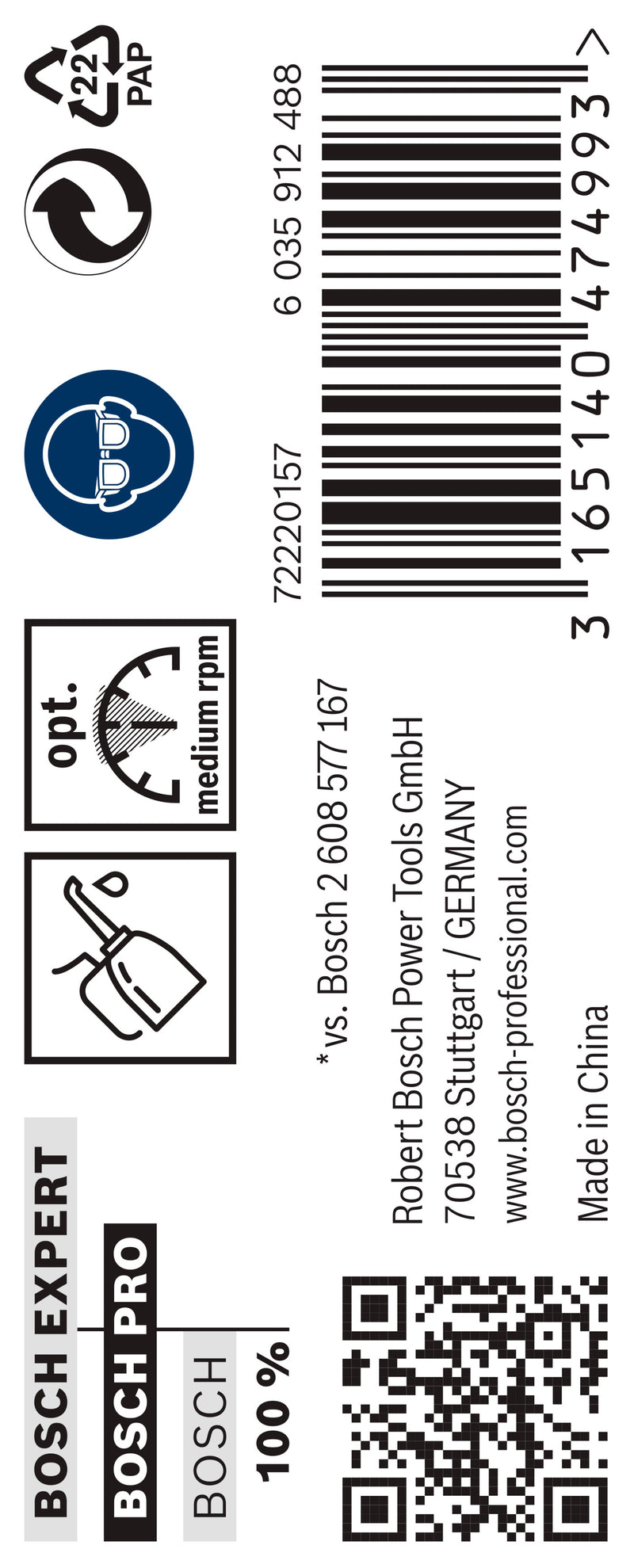 Bosch Twist Drill 5.6 mm HSS-G (10pack)