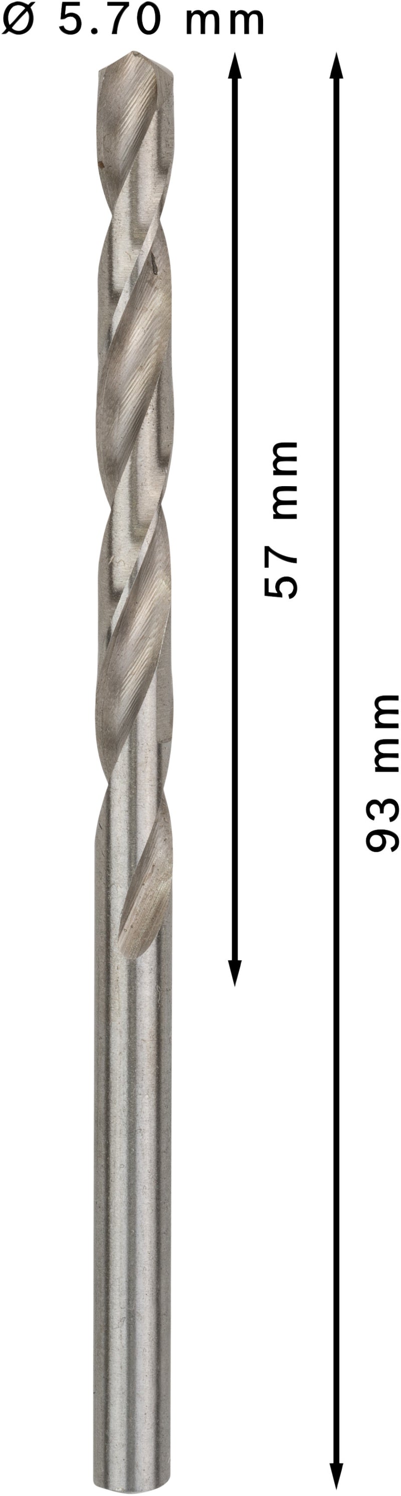 Bosch Twist Drill 5.7 mm HSS-G (10pack)