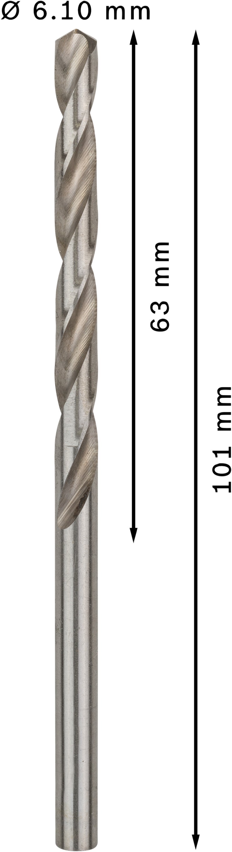 Bosch Twist Drill 6.1 mm HSS-G (10pack)