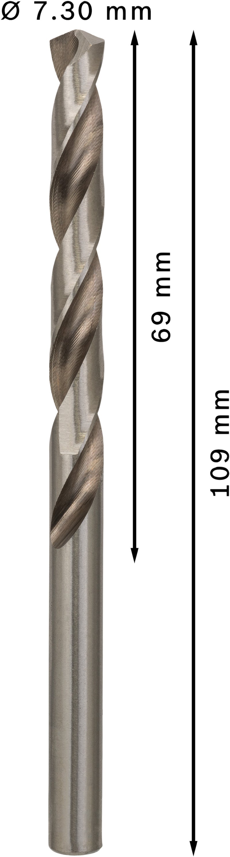 Bosch Twist Drill 7.3 mm HSS-G 135 (10pack)