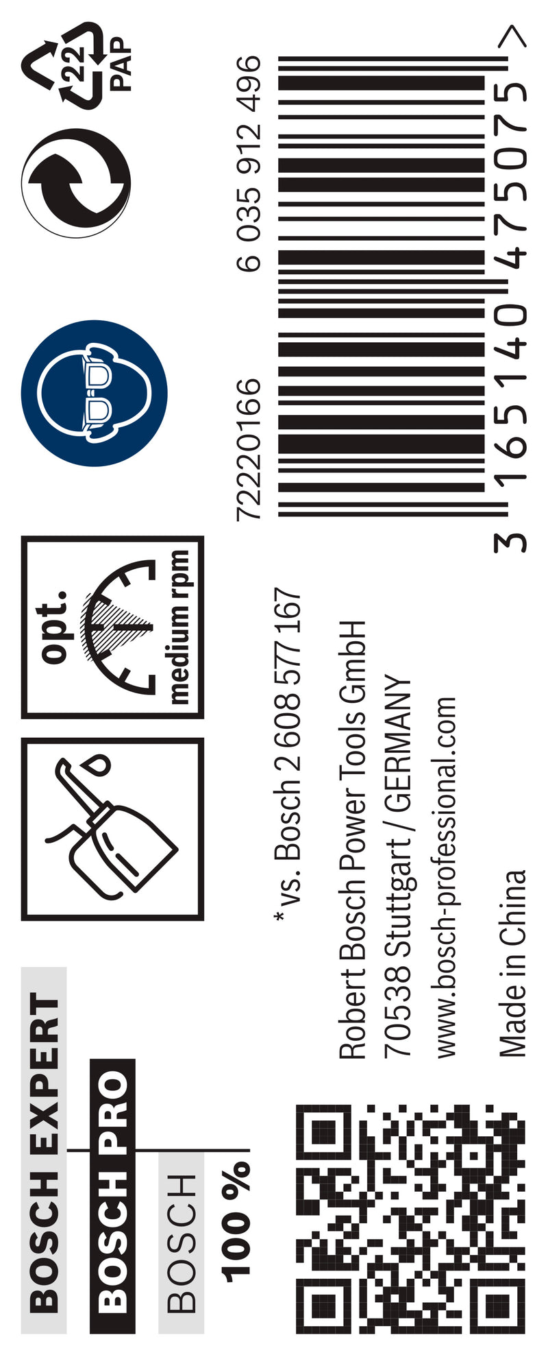 Bosch Twist Drill 7.3 mm HSS-G 135 (10pack)