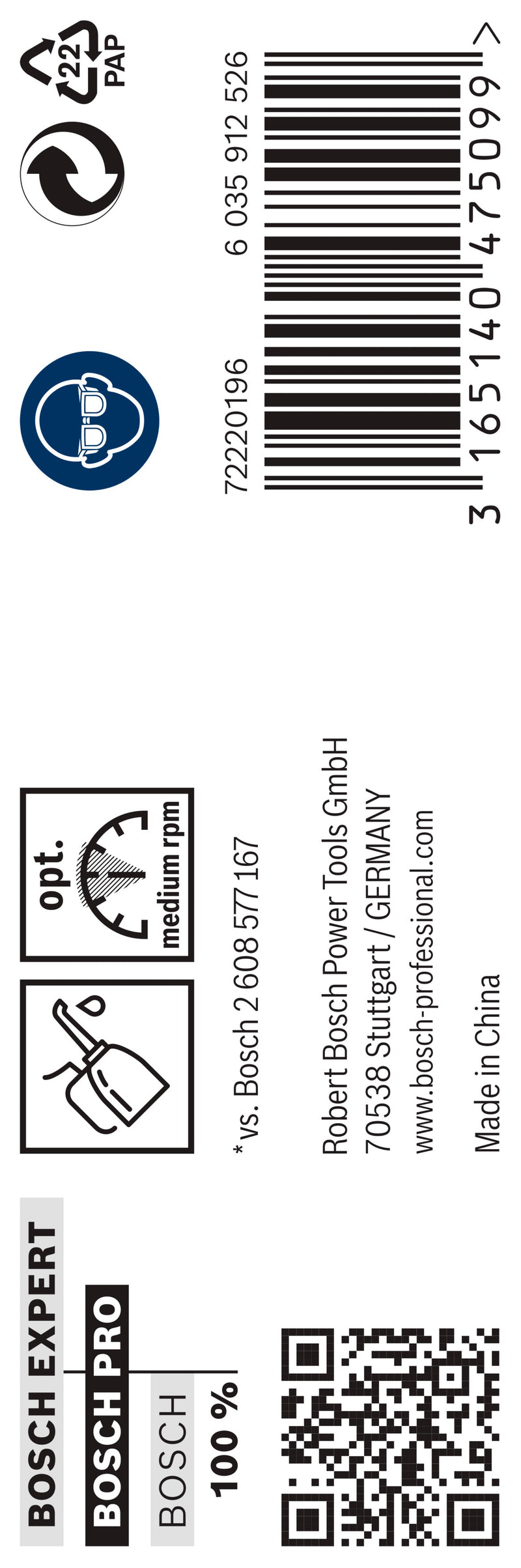 Bosch Twist Drill 7.6 mm HSS-G 135 (10pack)