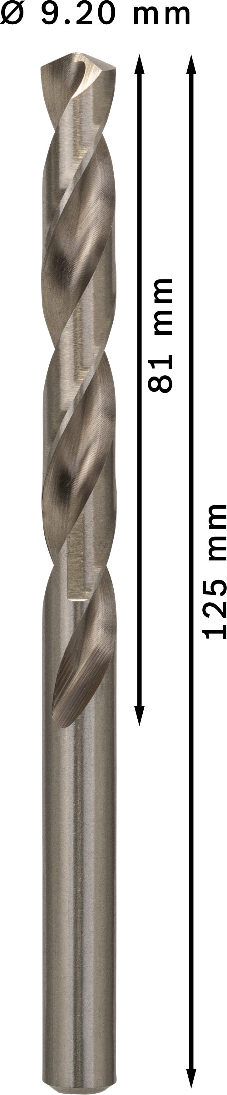 Bosch Twist Drill 9.2 mm HSS-G 135 (5pack)