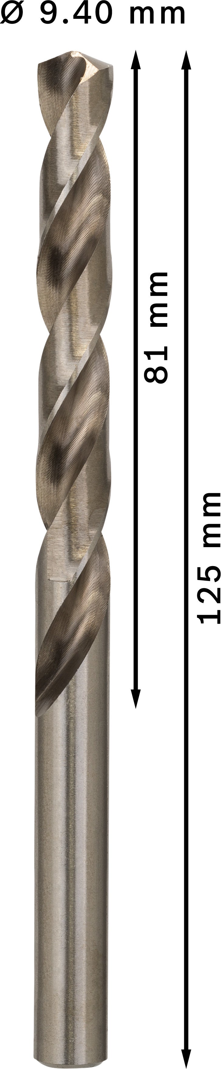 Bosch Twist Drill 9.4 mm HSS-G 135 (5pack)