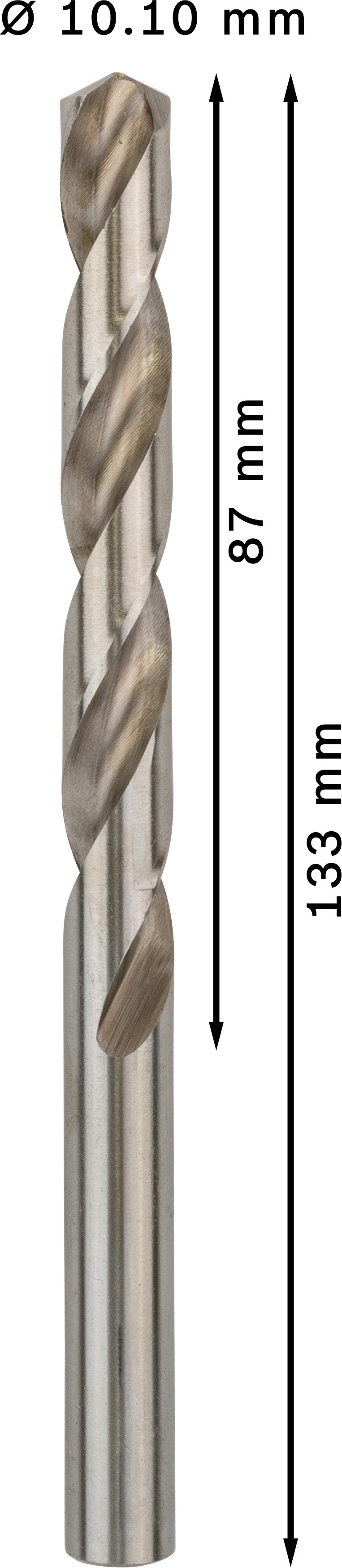 Berbequim helicoidal Bosch 10,1 mm HSS-G 135 (embalagem de 5)