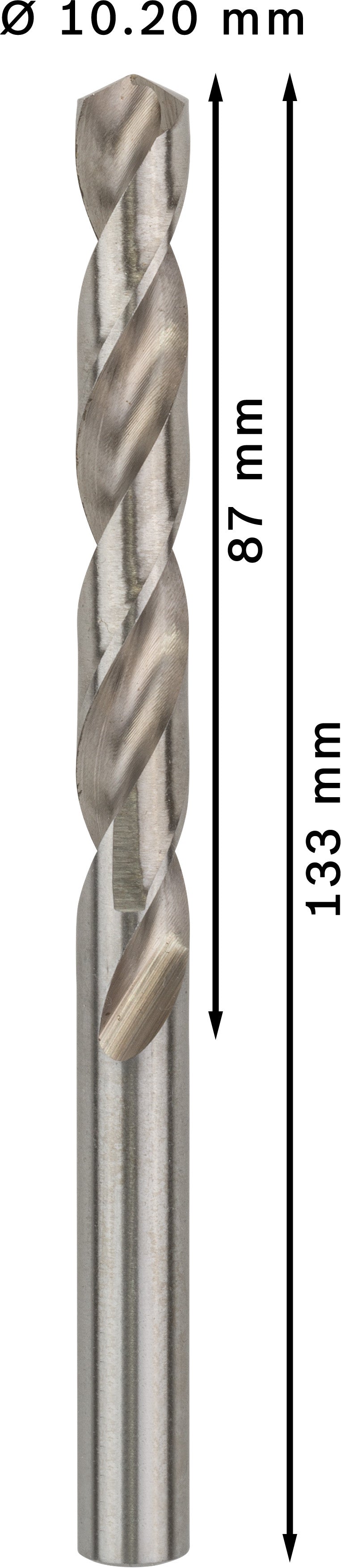 Berbequim helicoidal Bosch 10,2 mm HSS-G 135 (embalagem de 5)