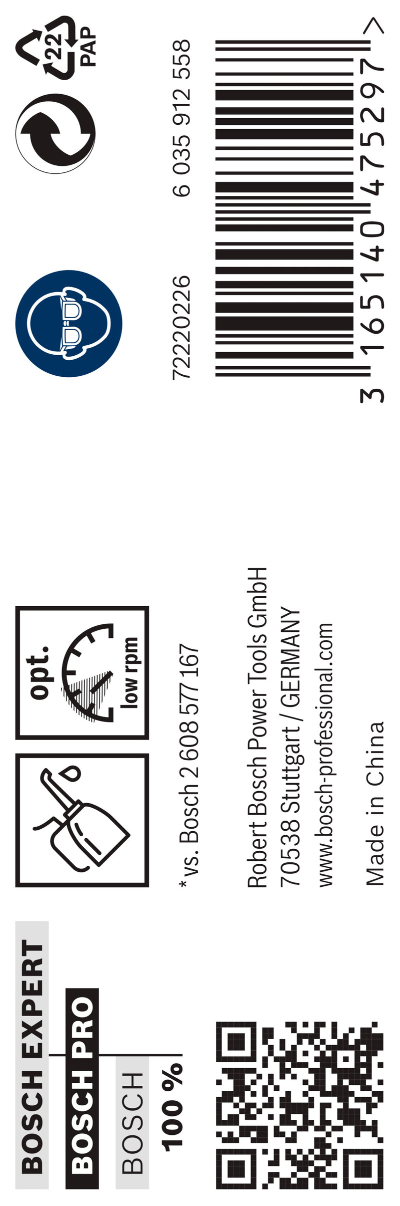 Berbequim helicoidal Bosch 10,3 mm HSS-G 135 (embalagem de 5)