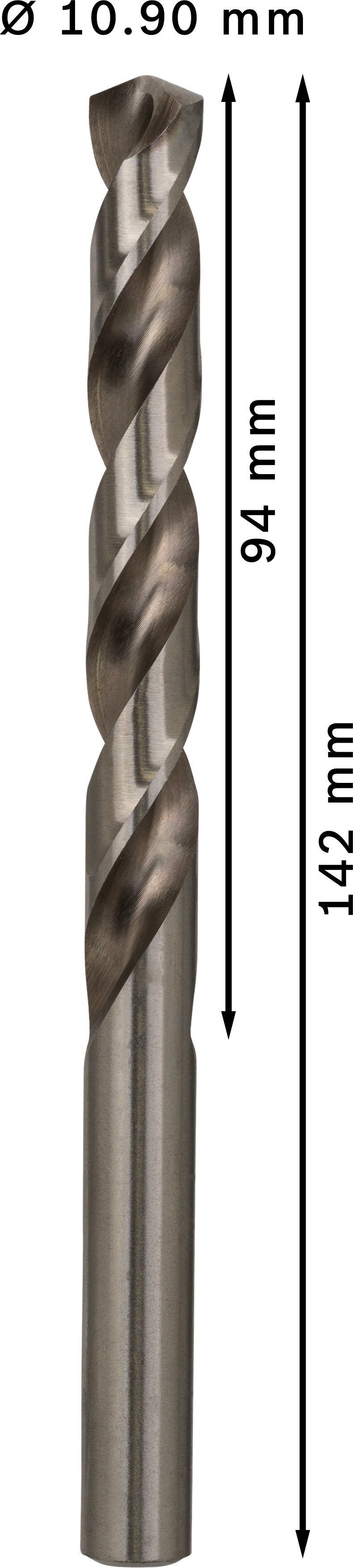 Berbequim helicoidal Bosch 10,9 mm HSS-G 135 (embalagem de 5)