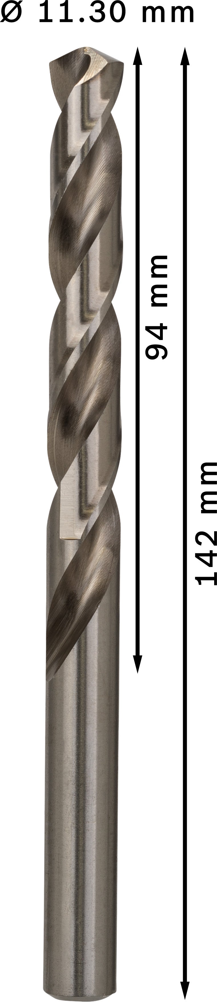 Bosch Twist Drill 11.3 mm HSS-G 135 (5pack)